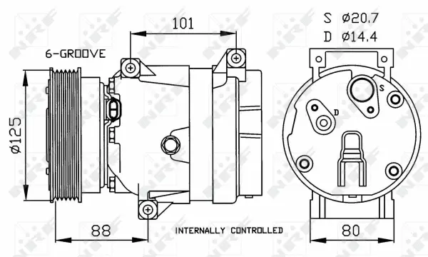 Compressor, air conditioning