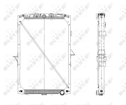 Radiator, engine cooling