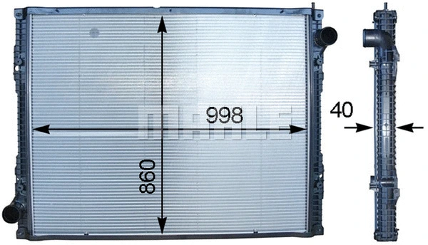 Radiator, engine cooling