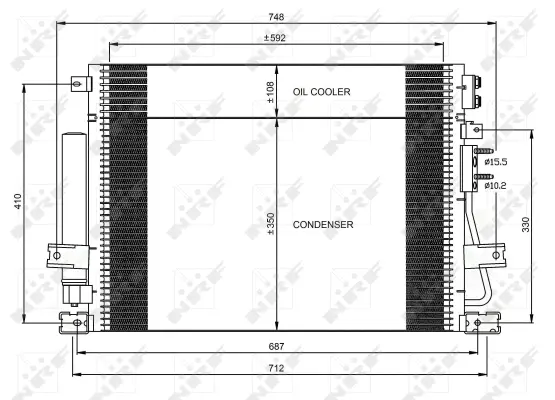 Condenser, air conditioning (WG2161235)