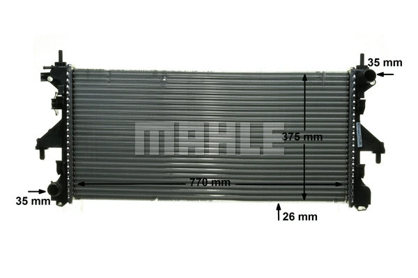 Radiator, engine cooling