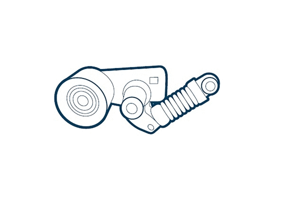 Belt Tensioner, V-ribbed belt (WG2102663)