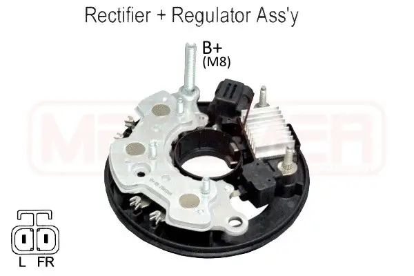 Rectifier, alternator (WG2012572)
