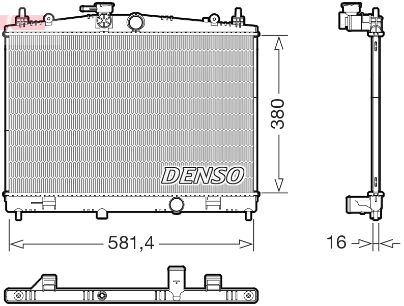 Radiator, engine cooling (WG2339267)