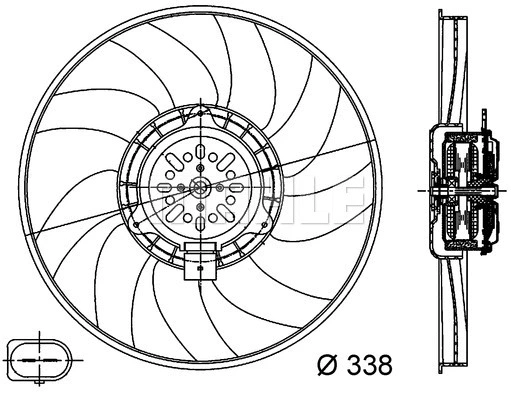 Fan, engine cooling
