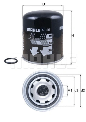 Air Dryer Cartridge, compressed-air system (WG1214686)
