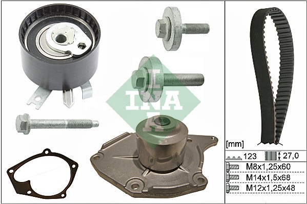 Water Pump & Timing Belt Kit (WG1251423)