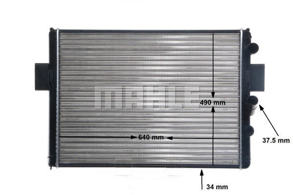 Radiator, engine cooling