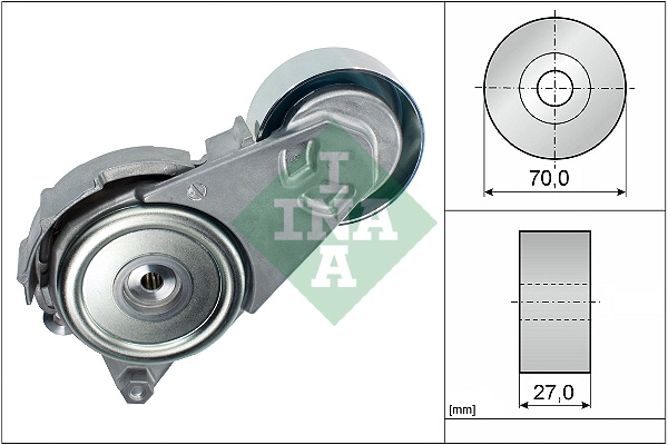 Belt Tensioner, V-ribbed belt (WG1253537)