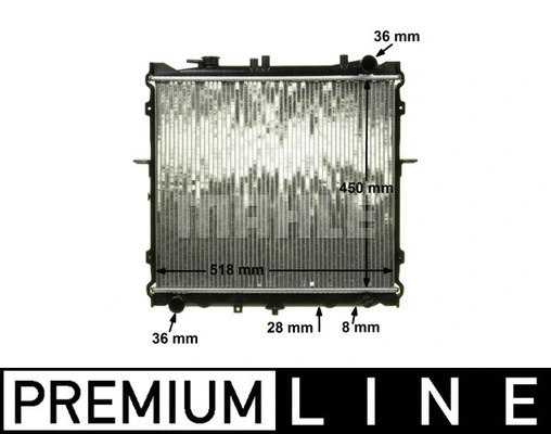 Radiator, engine cooling