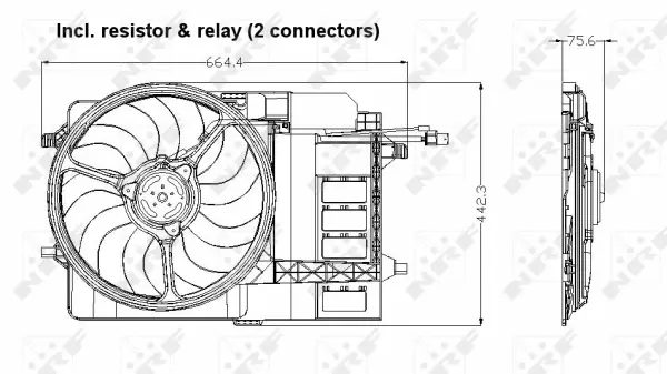 Fan, engine cooling