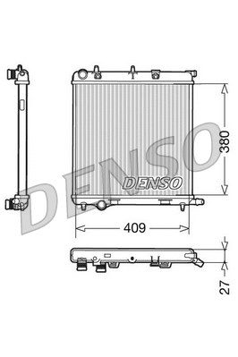 Radiator, engine cooling (WG1919345)