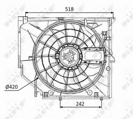 Fan, engine cooling