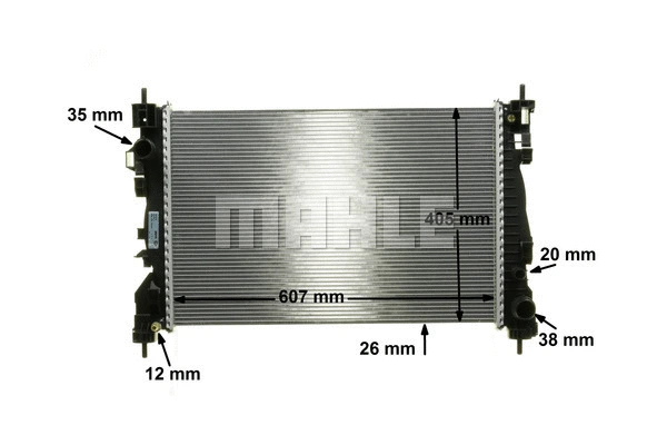 Radiator, engine cooling