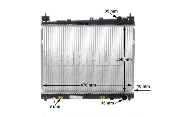 Radiator, engine cooling