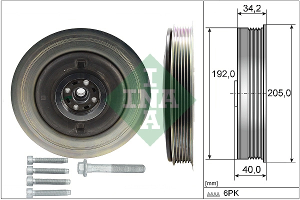 Belt Pulley Set, crankshaft (WG2136895)