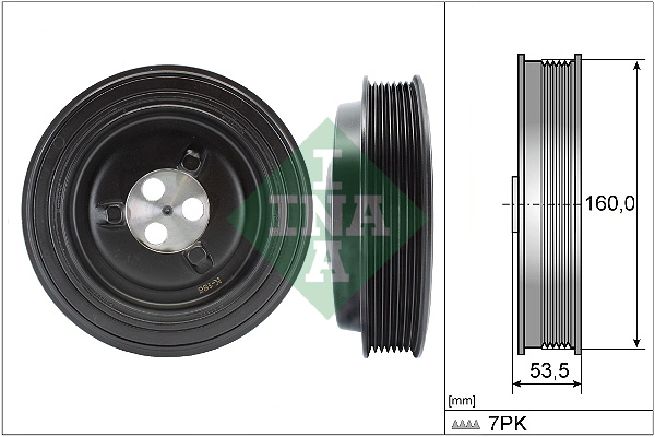 Belt Pulley, crankshaft (WG2059054)