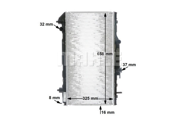 Radiator, engine cooling