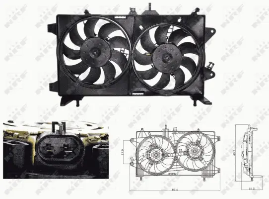 Fan, engine cooling (WG1720616)