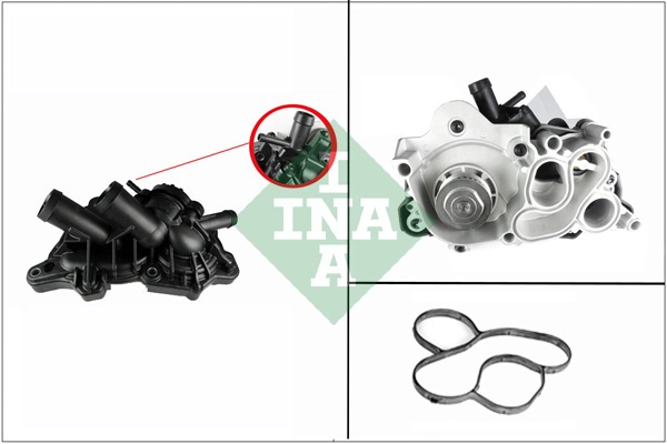 Water Pump, engine cooling (WG1780816)