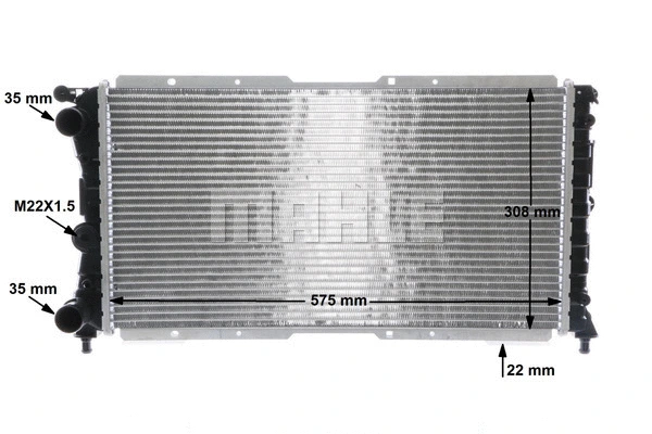 Radiator, engine cooling