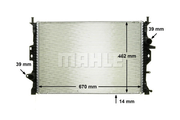 Radiator, engine cooling