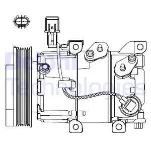 Compressor, air conditioning (WG2039878)
