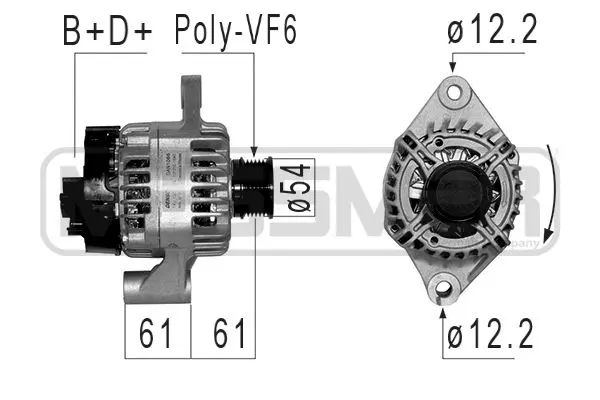 Alternator (WG2012314)