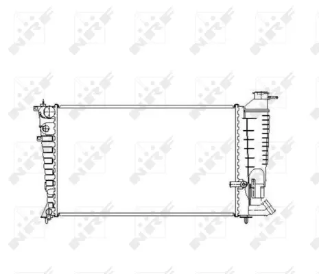 Radiator, engine cooling (WG1721335)