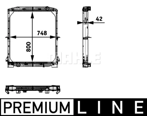 Radiator, engine cooling