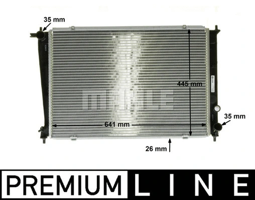 Radiator, engine cooling