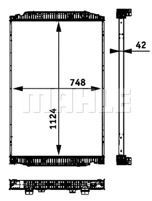Radiator, engine cooling