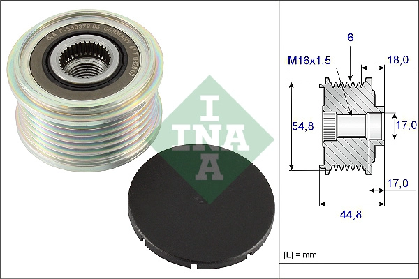 Alternator Freewheel Clutch (WG1253690)