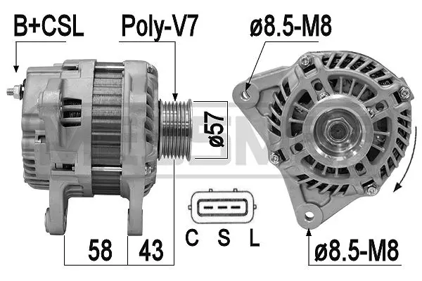 Alternator (WG2011294)