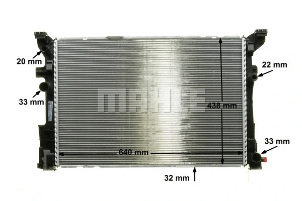 Radiator, engine cooling