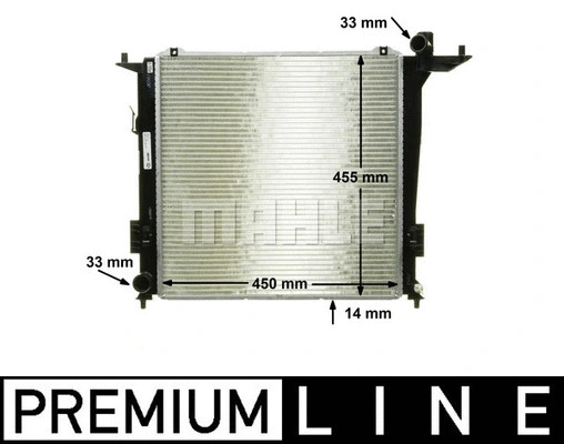 Radiator, engine cooling