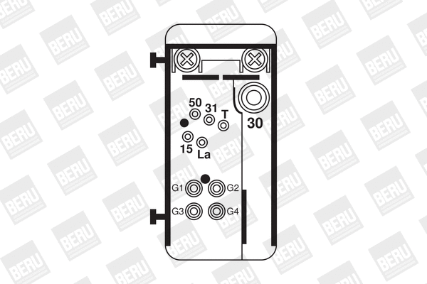 Relay, glow plug system