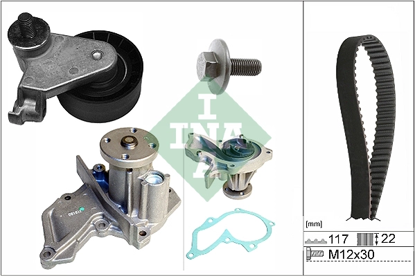 Water Pump & Timing Belt Kit (WG1937879)