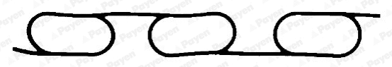 Gasket, intake manifold (WG1181811)