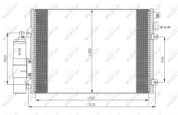 Condenser, air conditioning (WG2161095)