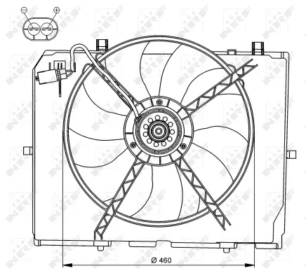 Fan, engine cooling (WG1720166)