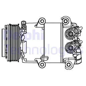 Compressor, air conditioning (WG2039847)