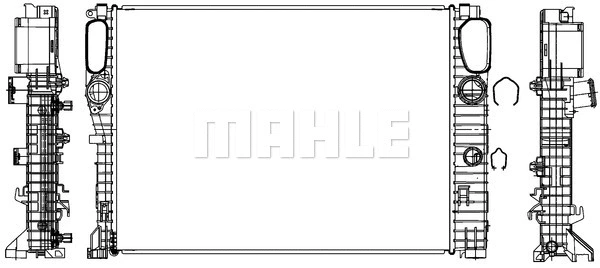 Radiator, engine cooling (WG2183521)