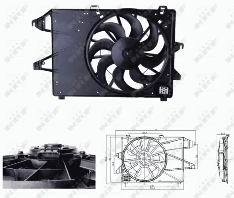 Fan, engine cooling (WG1720618)