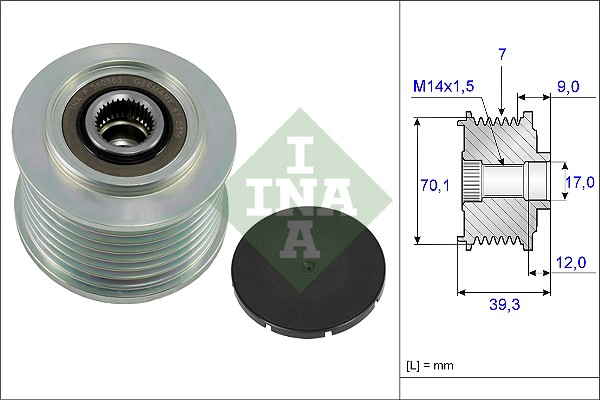 Alternator Freewheel Clutch (WG1253784)