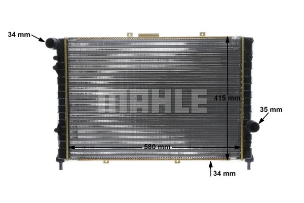 Radiator, engine cooling