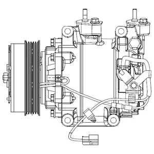 Compressor, air conditioning (WG2039873)
