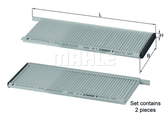 Filter, cabin air (WG1215301)