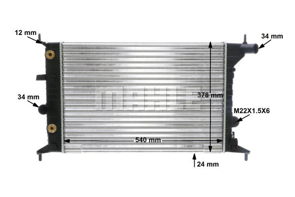 Radiator, engine cooling
