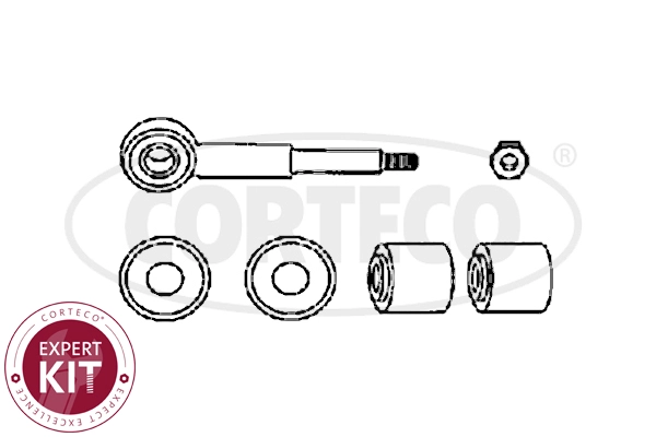 Link/Coupling Rod, stabiliser bar (WG2292456)